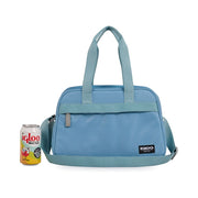 Igloo 163566 20 Can Capacity Laguna for Her Zippered Dual Compartment Soft-Sided Tote Cooler Bag, Powder Blue