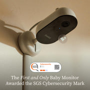 Owlet Dream Duo 3 Ultimate Baby Monitoring System, FDA-Cleared Sock and 2K HD Camera, Night Vision, Two-Way Audio, Bedtime Blue