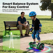 Mosta LBW19 Electric Hoverboard with New Version Bluetooth Hover Board, Green