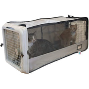 SPORT PET CM-10004-CS01 Large Pop Open Kennel, Portable Cat Cage Kennel, Waterproof Pet Bed