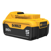DeWalt 20V MAX XR Battery and Charger Kit, 2-Pack 5.0Ah Lithium-Ion Batteries, Fast 4-Amp Charger, 3-LED Fuel Gauge