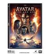 20th Century Studios Avatar Fire And Ash DVD Movie, Action Adventure Fantasy Sci-Fi, PG-13, Directed By James Cameron, 1010884307
