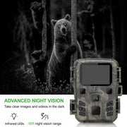 SuntekCam HC-Mini301-D 24MP 1080P Mini Game Trail Camera 4 Pack with 32G Micro SD Card, Mini301-4Pack