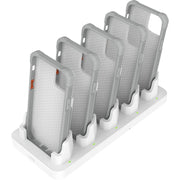 UAG WF0000054130 Workflow Healthcare 5-Port Charging and Management Station for Rugged Workflow Cases, White Gray