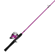 Zebco 33 Lady Spincast Fishing Rod and Reel Combo, 6-Foot 2-Piece Fiberglass Rod, Pink, QuickSet Anti-Reverse Reel with Bite Alert