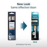 Philips Sonicare A3 All-in-One Replacement Electric Toothbrush Heads, Triangular Multi-Angle Bristles, White, 2 Pack HX9092/77