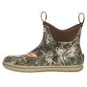 Xtratuf Men's Mossy Oak Country DNA 6in Ankle Deck Boat Fishing Boots, Waterproof, Slip-Resistant, Lightweight, XMAB-MDNA