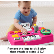 Fisher-Price JMC59 Laugh & Learn Mix & Learn DJ Table, Interactive Musical Activity Center, Pink