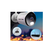 Night Owl WM-BTWN81-2-4L 10 Channel 4K Wi-Fi NVR with 1TB Hard Drive And Spotlight Cameras
