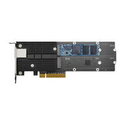 Synology M2D20 Dual-Slot M.2 NVMe SSD Adapter Card, PCIe 3.0 x8, Clear