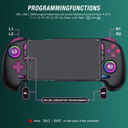 ESYWEN Mobile Gaming Controller for iPhone and Android with Hall Effect Joystick, Bluetooth Wireless, Rechargeable Battery, Adjustable RGB Lighting, MC300