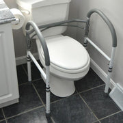 Carex Toilet Safety Rails, Toilet Handles for Elderly and Handicap, Toilet Safety Frame