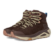 Hoka Kaha 3 GTX Men's Hiking Shoes, Waterproof GORE-TEX, Leather Upper, Vibram Megagrip Outsole, Walnut/Oyster Mushroom, Size 10