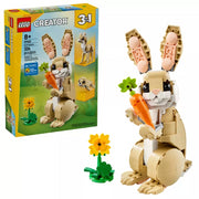 LEGO 6527848 Creator 3 in 1 Cute Bunny Building Toy with 3 Build Options, Bunny, Seal or Llama