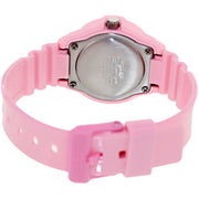 Casio Women's LRW-200H-4B2VCF Pink Stainless Steel Watch with Resin Band