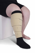 CircAid Juxtalite HD Lower Leg Compression Wrap, Adjustable 20-50 mmHg, Small Short, Beige