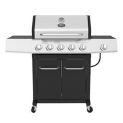 Expert Grill 720-0968C 5-Burner Propane Gas Grill with Side Burner
