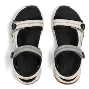 Taos Super Side Women's Sandals, Dove Embossed Multi Leather Textile Upper, Adjustable Hook-and-Loop Closures, Anatomical Support Footbed, EVA Midsole, Rubber Outsole, 9 M, SPS-14161-DVEM-090