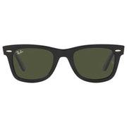 Ray-Ban Original Wayfarer RB2140 Glass Sunglasses - Polished Black/Green Classic - Large
