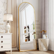 Antok Full Length Mirror Standing Floor Mirror Stand Up Mirror, Gold Frame