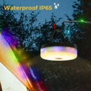 Sissinoceros XL Solar Camping String Light, 32.8FT Rechargeable LED Hanging Light for Outdoor - Waterproof
