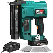 NEU MASTER NBV5040 Cordless Brad 2 in 1 Nail Gun/Staple Gun, Green