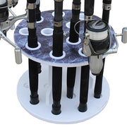 Reel Salty 12-Round Fishing Spinning Garage Rod Holder