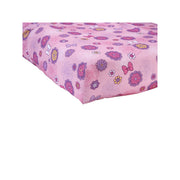 Disney 4 Piece Minnie's Fluttery Friends Toddler Bedding Set, Lavender