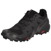 Salomon L41737900 Speedcross 6 Trail Running Shoes for Men - Black/Phantom - 13M