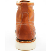 Thorogood American Heritage Moc Toe MAXWear Wedge Work Boots for Men - Tobacco - 8M