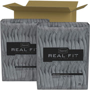 Depend Real Fit Incontinence Underwear for Men, Maximum Absorbency, Large/X-Large, Grey, 52 Count
