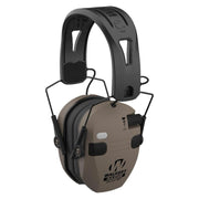 Walker's Razor Slim Quad Bluetooth Electronic Hunting Earmuffs, Black, Tacti-Grip Headband, Gel Earpads, Compact Folding Design