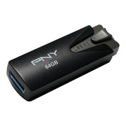 PNY P-FD64GELT-GE Elite USB 3.2 100MB/s Flash Drive, 64GB