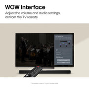 LG S60T 3.1 ch. Soundbar with Wireless Subwoofer, Dolby Audio, TV Synergy, Wow Interface, AI Sound Pro, Black