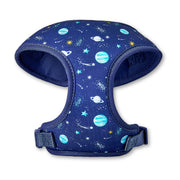 Vibrant Life 80064468 Space Adventures Adjustable Dog Harness, Polyester & Spandex, Blue, XS, Chest 12-14 in