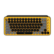 Logitech 920010707 POP Keys Wireless Mechanical Keyboard with Customizable Emoji Keys, Blast Yellow
