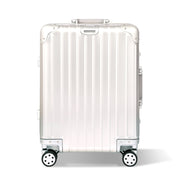 Gliderra All Aluminum Carry-On Luggage, 20 Inch, Lightweight Durable Suitcase, Silver, Spinner Wheels, TSA Combination Lock