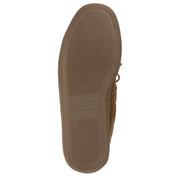 Minnetonka Moccasin Sheepskin Hardsole Mocs for Men - Golden Tan - 12W