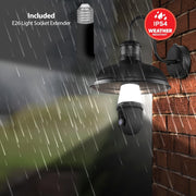 Energizer Smart 2K Light Bulb Security Camera, 1000 Lumens LED, 355 Pan & 90 Tilt Auto-Tracking, Night Vision, Dual-Band Wi-Fi, Two-Way Audio, Black, EOP1-1003