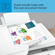 HP 588S6A DeskJet 4255e Wireless All-in-One Color Inkjet Printer, Scanner, Copier, Best for Home, 3 Months of Ink Included (588S6A)