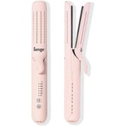 L'ange Hair Le Duo 360 Airflow Styler 2-in-1 Curling Wand & Titanium Flat Iron Hair Straightener, Blush