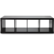 Better Homes & Gardens BHD036118664045 4-Cube Vertical Storage Organizer, Solid Black
