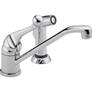 Delta 175LF-WF Classic Single-Handle Side Sprayer Kitchen Faucet in Chrome