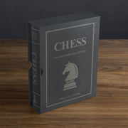 WS Game Company Chess Vintage Bookshelf Edition Board Game with Wooden Pieces and Full-Sized Folding Board, Ages 9+, 41414