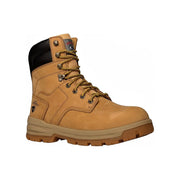 Herman Survivors Mens Grizzly 8in Steel Toe Work Boots, Beige, Wide Width, Lace-Up, Rubber Outsole, MNHS49DP001