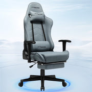 GTRACING High Back Racing Style Gaming Office Chair with Footrest and Adjustable Reclining Backrest