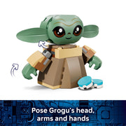 LEGO Star Wars Grogu's Homestead Building Toy, 107 Pieces, Posable Grogu Figure, Sorgan Frog Catapult, Campfire Accessories, Ages 4+, 6588624