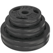 Athletic Works SP35S 35LB Cast Iron Weight Plate Set with 2 Each of 2.5, 5 and 10LB, Fits Standard Bar