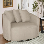 Living Style Group 2772-6423F-80K Beautiful Drew Chair by Drew Barrymore Fawn Cord