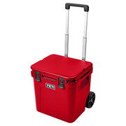 YETI Roadie 48 Wheeled Cooler with Retractable Periscope Handle, Rescue Red